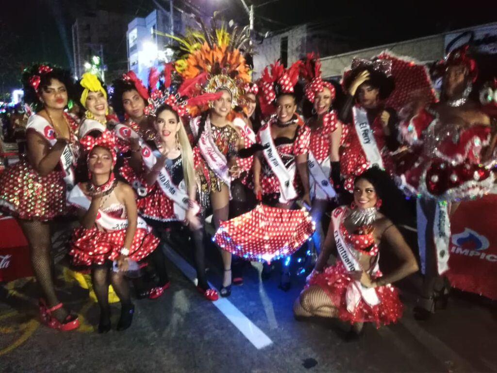 Participantes en la Guacherna del carnaval de Barranquilla 2022