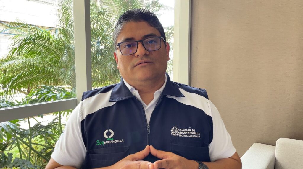 Secretario de Salud del distrito de Barranquilla, Dr. Humberto Mendoza.