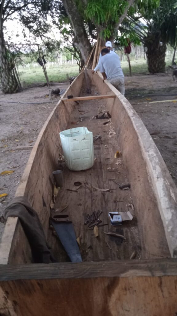 Canoas de madera para la pesca en zapatosa - cesar