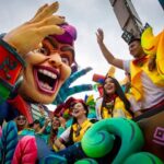 Carroza del Carnaval de Negros y Blancos. San Juan de Pasto, 2023