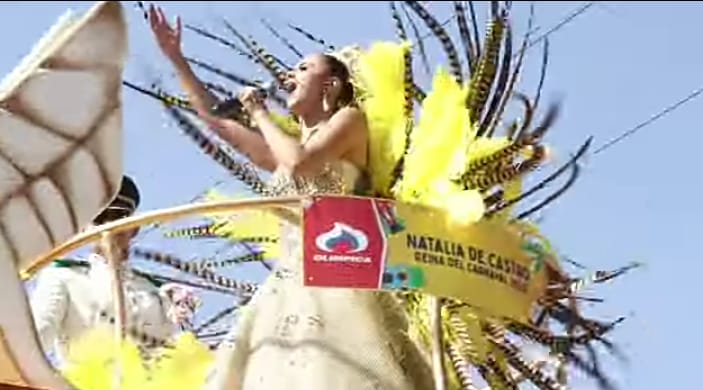 Desfile reina del carnaval de Barranquilla 2023