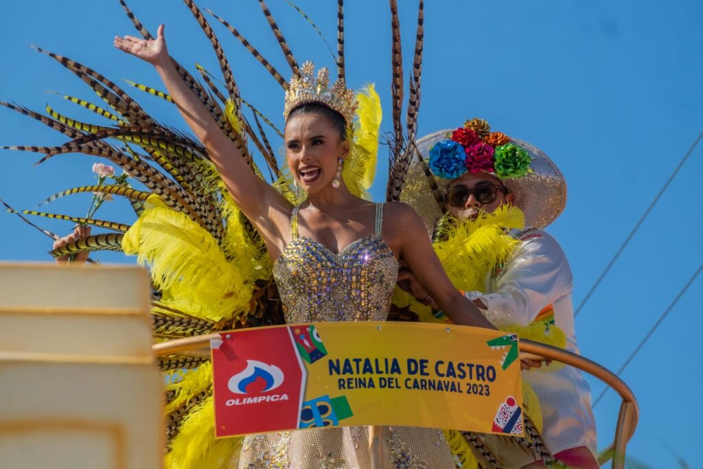 Desfile reina del carnaval de Barranquilla 2023
