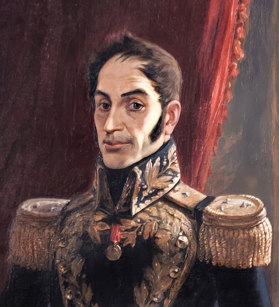 Pintura de Simón Bolívar. 1895. Galería de Arte Nacional Caracas, Venezuela. Autor: Arturo Michelena. Wikimedia Commons