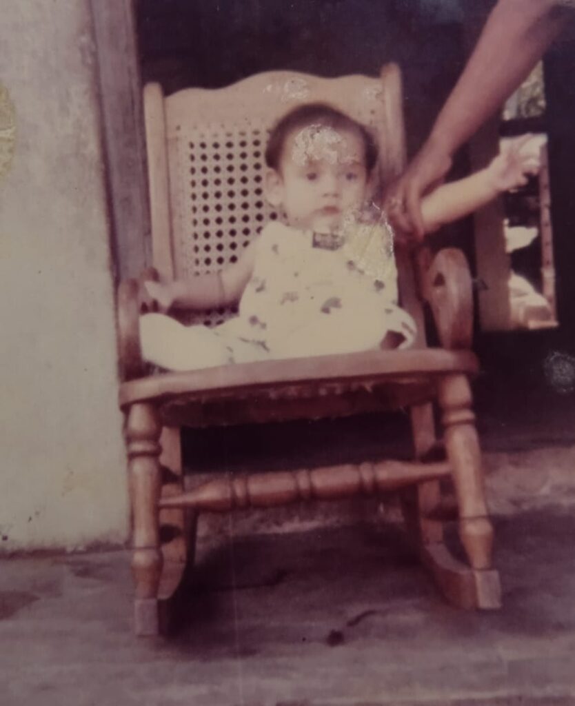 Iván Meneses de 7 meses de edad.