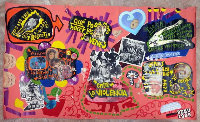 Collage de época realizado por Hebert Rodríguez.