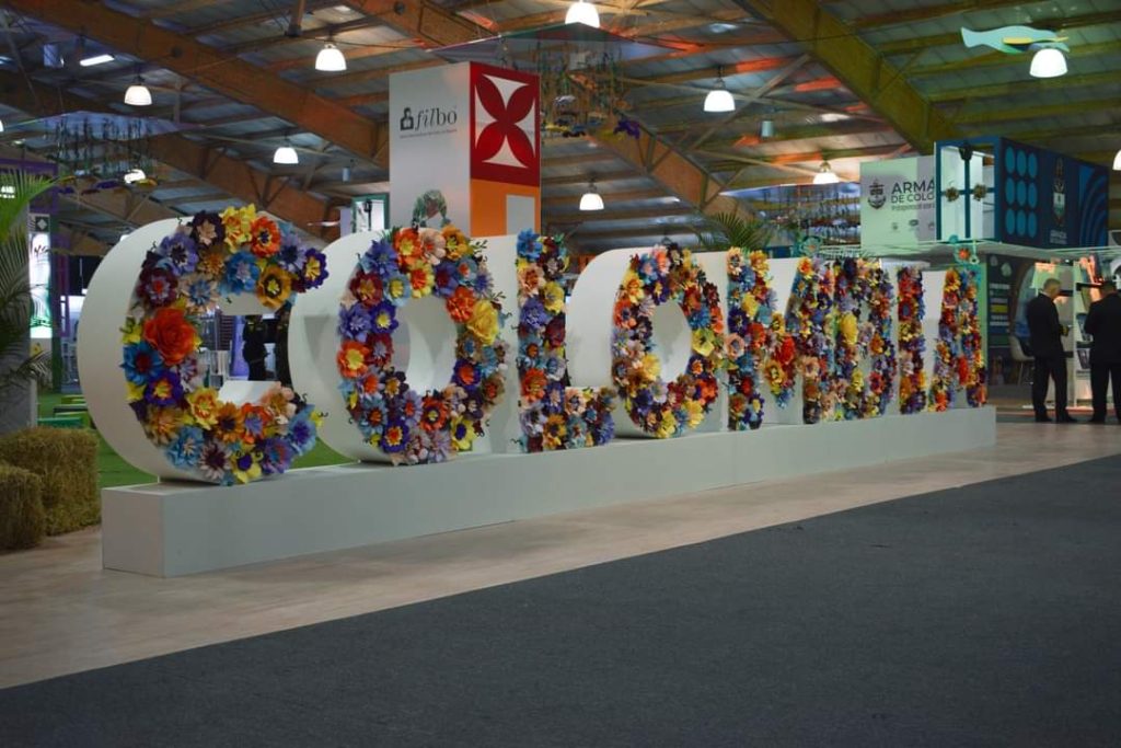 Pabellón Colombia  en la 36ª edición de la Feria Internacional del Libro de Bogotá