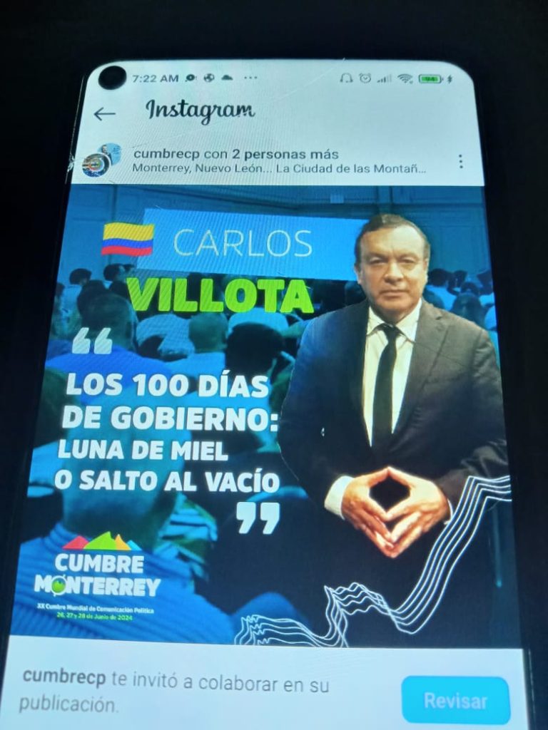 Carlos Villota Santacruz, Comunicador Social y Periodista. Consultor de Comunicaciones en Marketing Polìtico y, Marketing de Ciudad. 