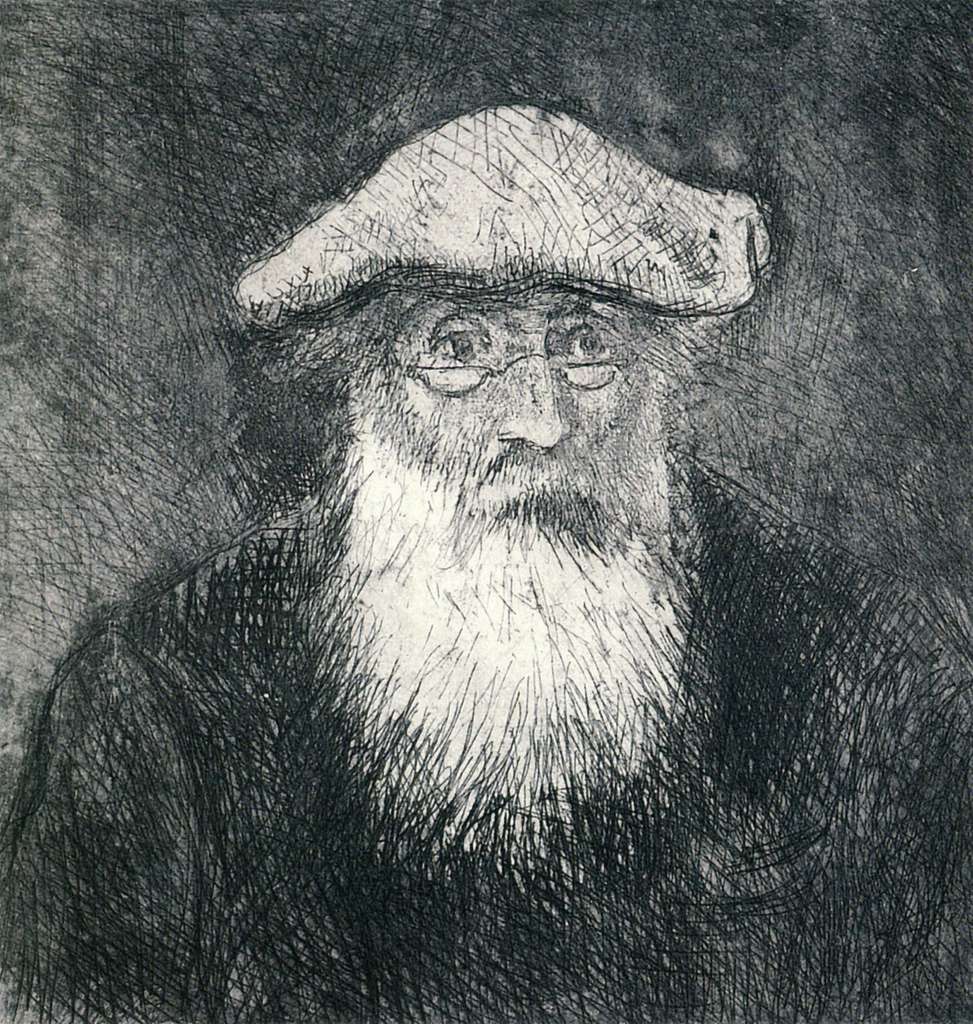 autoretrato de camille pissarro -pintor