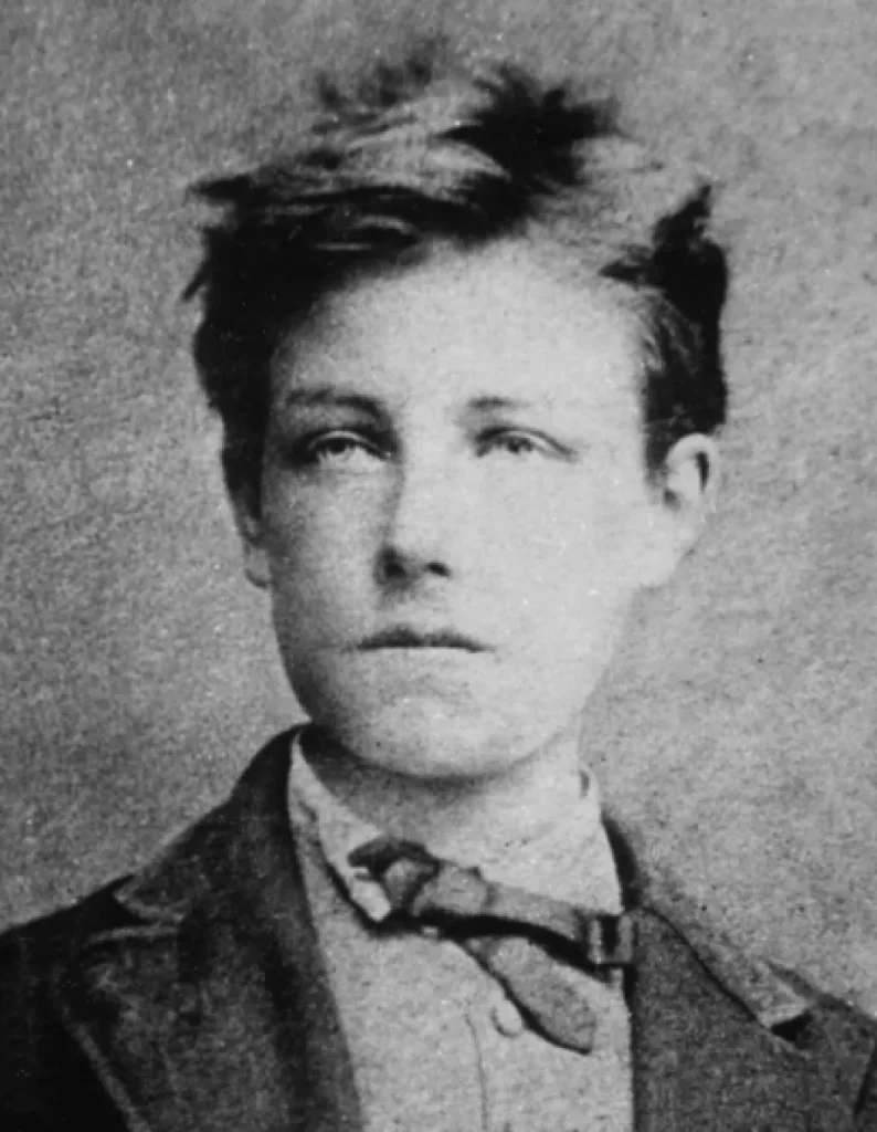 Arthur Rimbaud en 1872 (17 años) en un retrato de Étienne Carjat