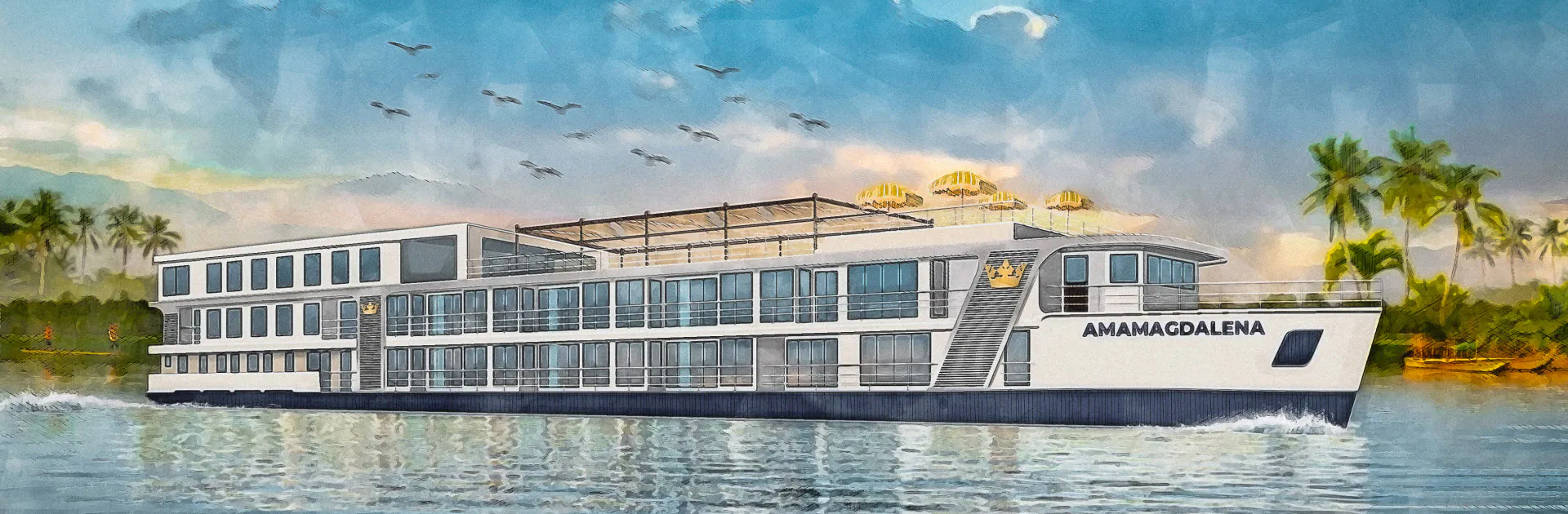 Crucero en río magdalena