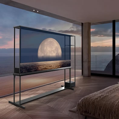 OLED T primer televisor inteligente 4K transparente del mundo de 2024