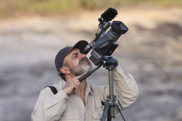 El ornitólogo Josep del Hoyo. Foto: Dolors Buxo.