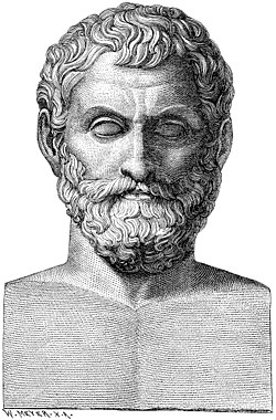Tales de Mileto , c. 624 a. C- c. 546 a. C.) fue un filósofo, matemático, geómetra, físico y legislador griego. Vivió y murió en Mileto, polis griega de la costa Jonia (hoy en Turquía).