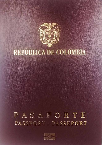 Pasaporte colombiano emitido a los ciudadanos y nacionales colombianos.