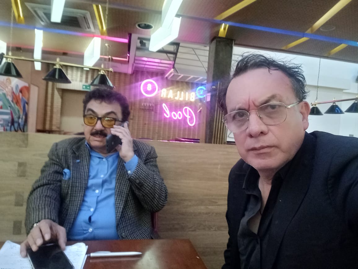 Periodista Carlos villota e Ing. Rafael Mora