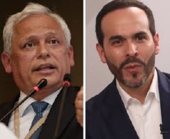 El ex senador conservador Hernán Andrade, en la campaña presidencial del abogado Abelardo De La Espriella.