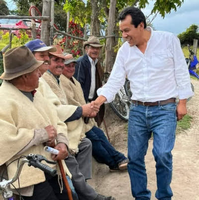 empresario agrícola boyacense Wilder Iván Suesca.