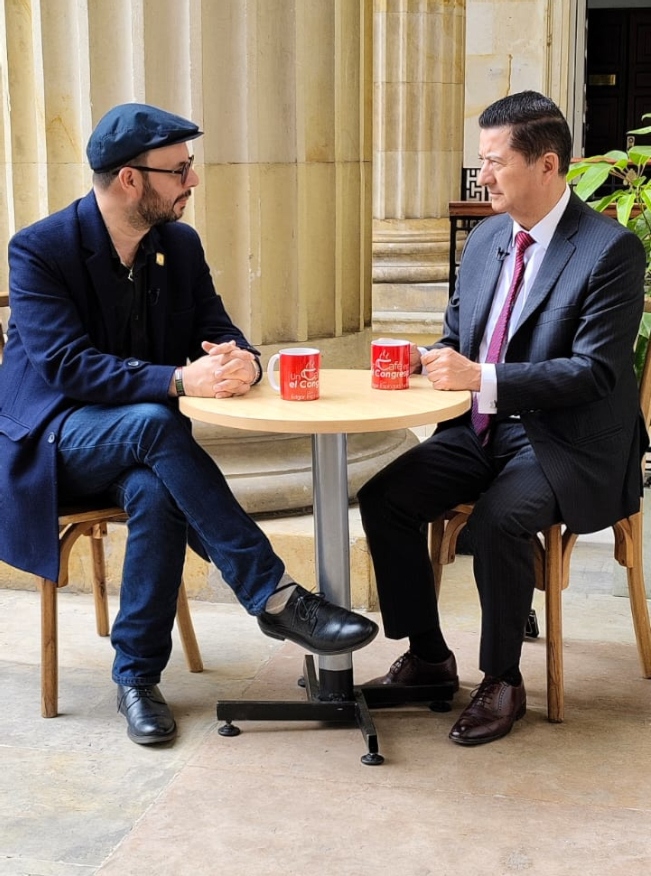 Edgar Espíndola en el programa "Un café en el Congreso" del 10 de diciembre de 2025
