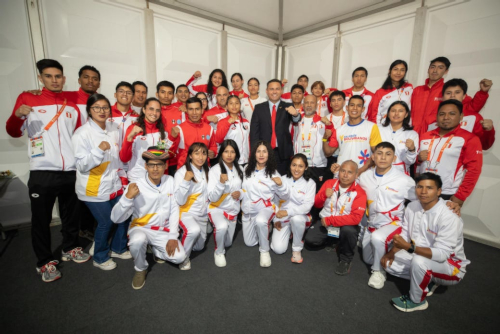 Atletas de XX Juegos Bolivarianos Ayacucho–Lima 2025, reconocidos por su compromiso, su disciplina y por defender con orgullo los colores del Perú.