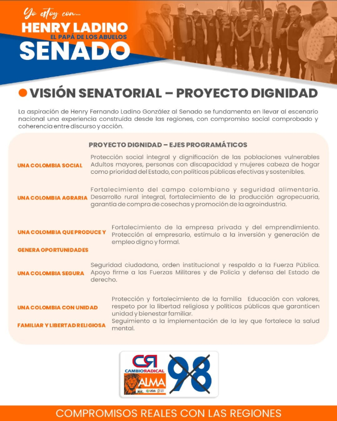 henry ladino  ejes programaticos