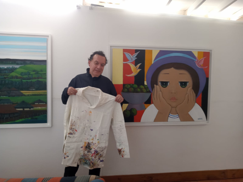  obra del pintor Carlos Santacruz