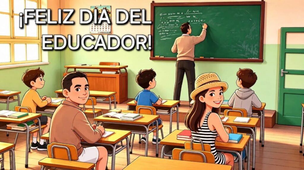 El Día del Maestro, también conocido como Día del Profesor, se celebra en Colombia cada 15 de mayo.