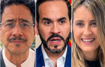 Candidatos presidenciales. Cepeda- De la Espriella y Valencia. Foto Fusagasugá Noticias
