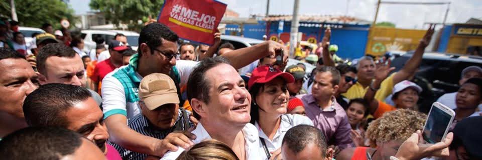 Germán Vargas lleras, en campaña. Fasllece en mayo 2026.
