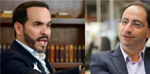 El candidato presidencial Abelardo de la Espriella y José Manuel Restrepo, su fórmula vicepresidencial.